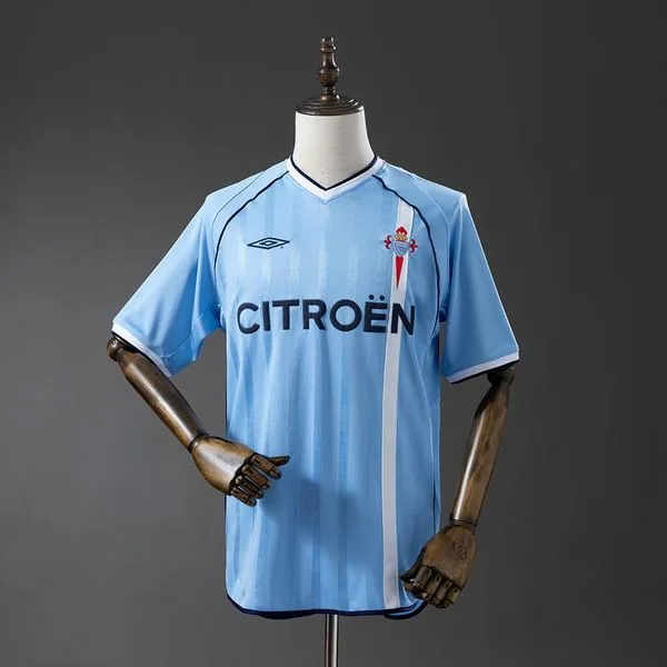 Camiseta de fútbol Celta Vigo 2001/02 LOCAL MANGA CORTA VERSION FAN
